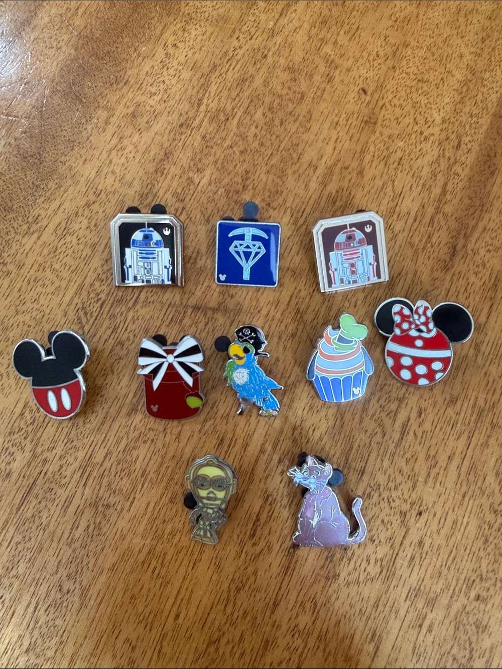 Disney Trading Pins. Pack of 10 pins.